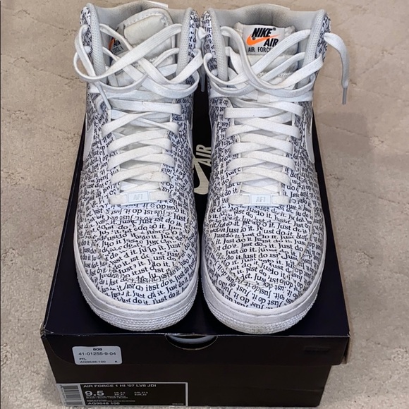 Nike Air Force 1 High Just Do It “White” - Picture 3 of 7